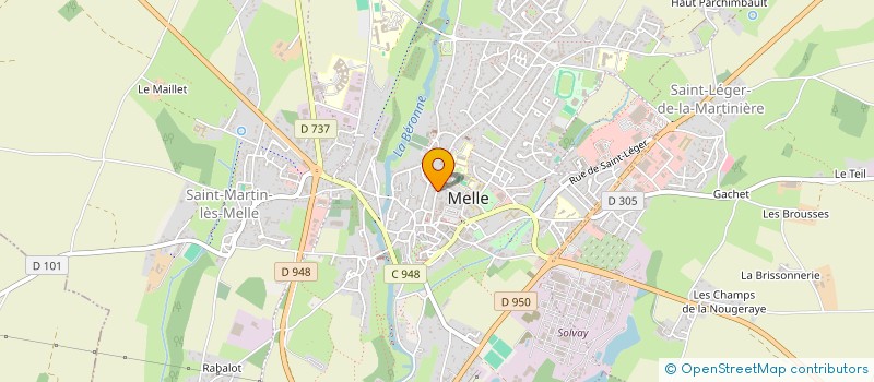 localisation de l'entreprise SASU AISSI IMPORT & EXPORT  MELLE