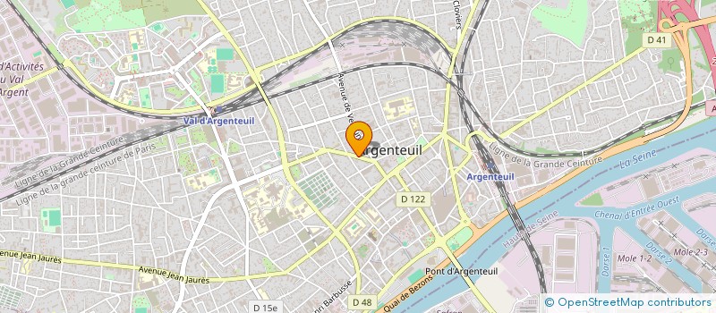 localisation de l'entreprise SASU ALAIN PATRICK TSENGUE FORMATIONS  ARGENTEUIL