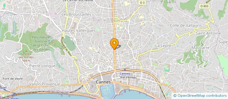 localisation de l'entreprise SASU ALEX-EVENT à CANNES