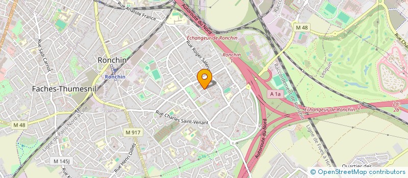 localisation de l'entreprise SASU AMIAR  RONCHIN