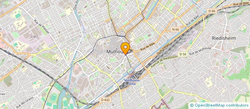 localisation de l'entreprise SASU ANGEL'INA  MULHOUSE