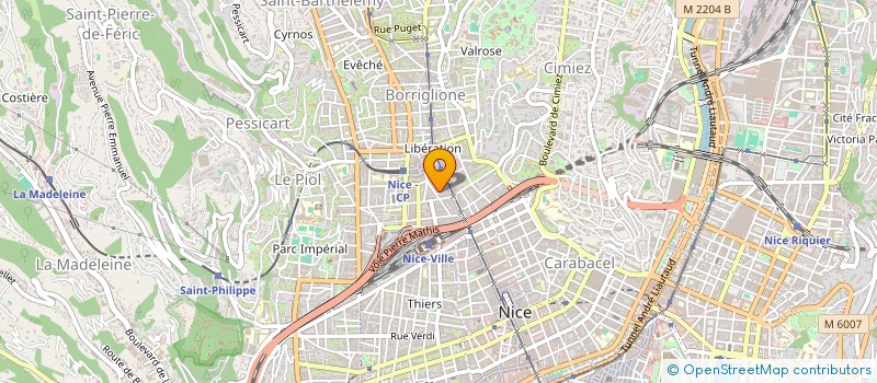 localisation de l'entreprise SASU ARCHITECTE D'INTERIEUR - MAITRE D'OEUVRE  NICE