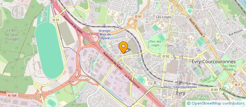 localisation de l'entreprise SASU ARM BATIMENT à EVRY-COURCOURONNES