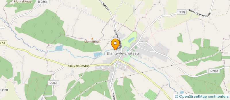 localisation de l'entreprise SASU ARNAUD  BLANGY-LE-CHATEAU