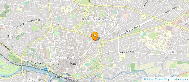 localisation de l'entreprise SASU AS PLATRERIE à PAU