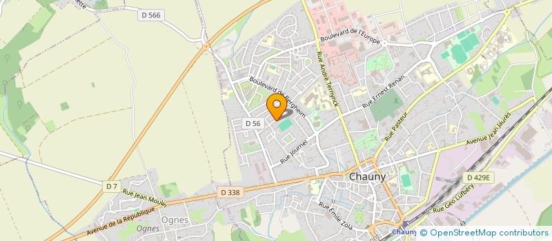 localisation de l'entreprise SASU ASSAFAE  CHAUNY