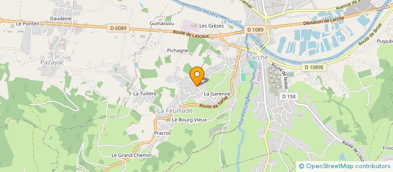 localisation de l'entreprise SASU ASSISTANCE PISCINE ERIC  LA FEUILLADE