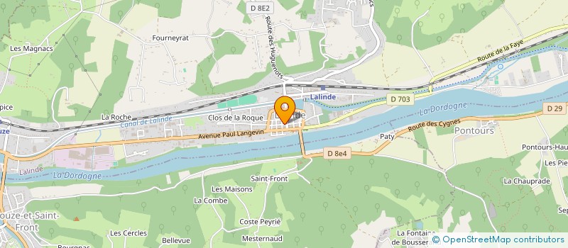 localisation de l'entreprise SASU ATLANTIC FOOD à LALINDE