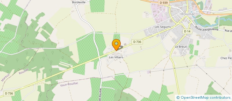 localisation de l'entreprise SASU AUDEBERT à ROUILLAC