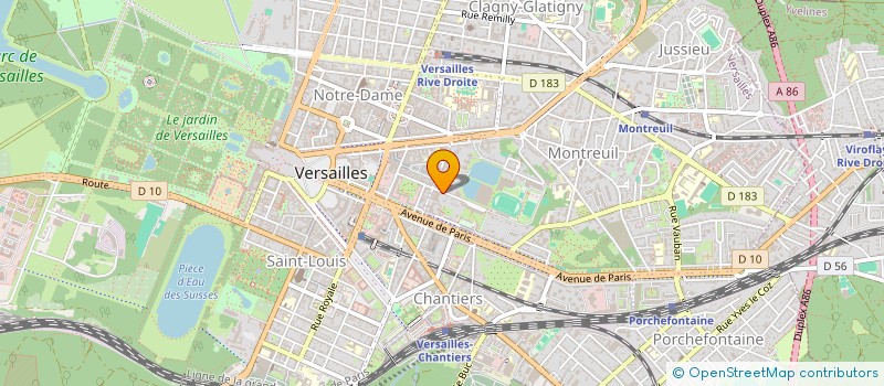 localisation de l'entreprise SASU AUDIS CONSEIL à VERSAILLES