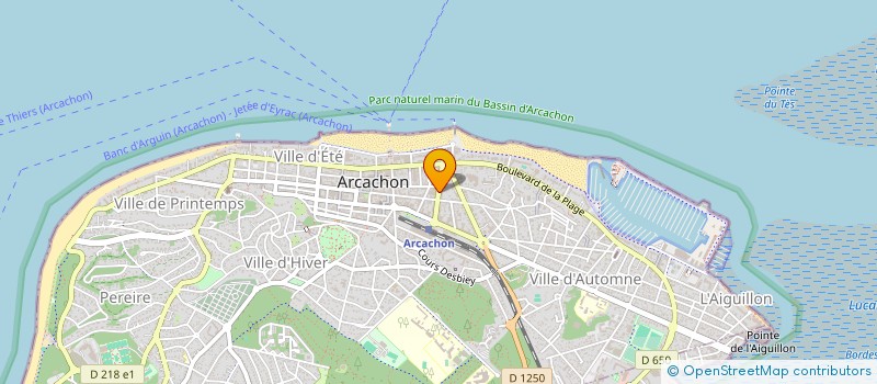 localisation de l'entreprise SASU AUTO-ECOLE ARCACHONNAISE  ARCACHON