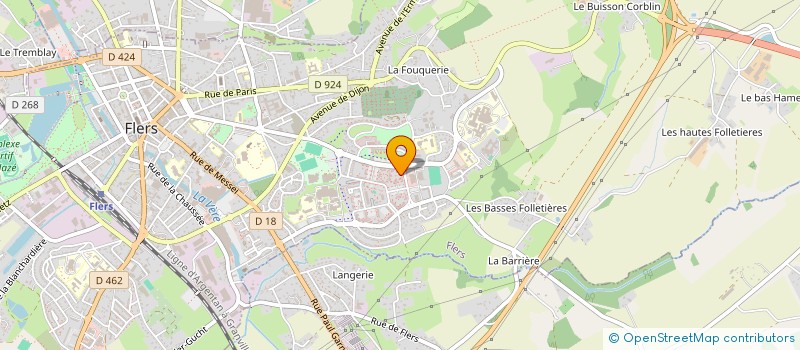 localisation de l'entreprise SASU AUX GOURMANDISES DE PELINE à FLERS