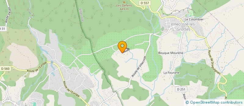 localisation de l'entreprise SASU AZUR BAT 83 CONSTRUCTION RENOVATION AMENAGEMENT  VILLECROZE