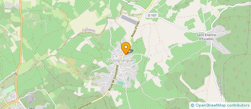 localisation de l'entreprise SASU B.B.H.  SOUVIGNARGUES