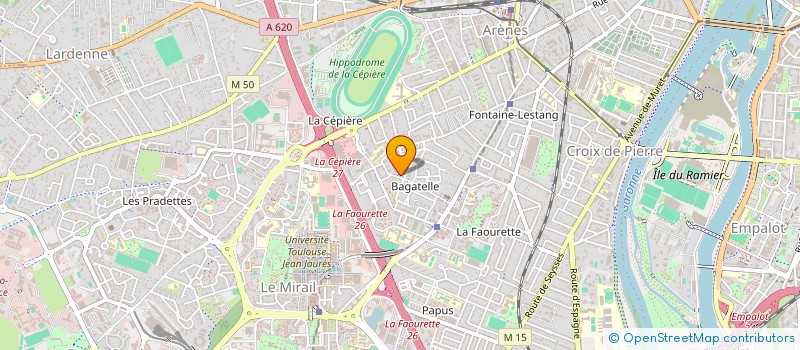 localisation de l'entreprise SASU B.E SERVICE à TOULOUSE