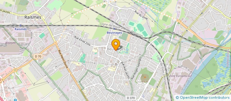 localisation de l'entreprise SASU B.V.T.H à BEUVRAGES
