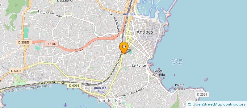 localisation de l'entreprise SASU BAILLY  ANTIBES