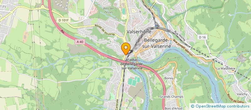 localisation de l'entreprise SASU BALCI à VALSERHONE