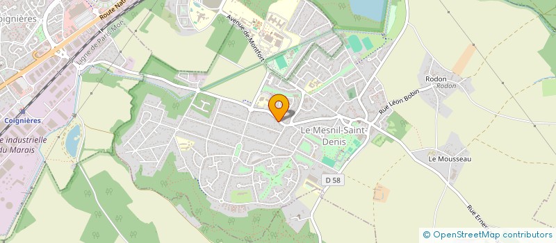 localisation de l'entreprise SASU BAPTISTE GONCALVES  LE MESNIL-SAINT-DENIS