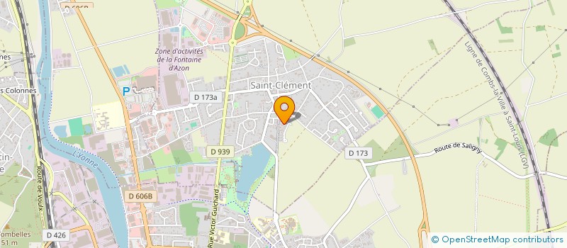 localisation de l'entreprise SASU BAT EXT  SAINT-CLEMENT