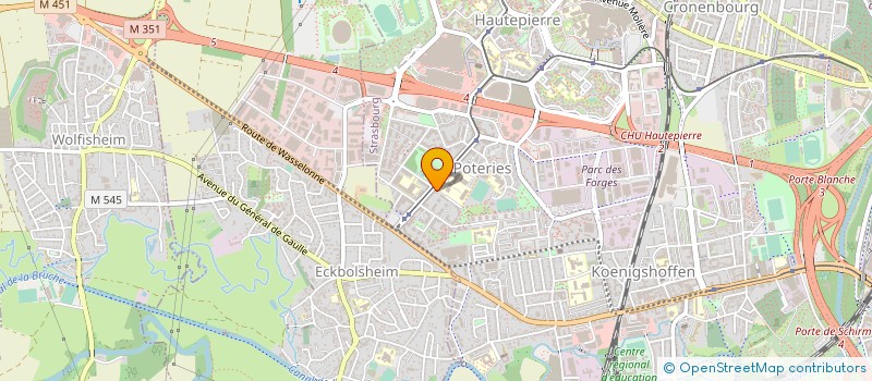 localisation de l'entreprise SASU BAT-NET à STRASBOURG