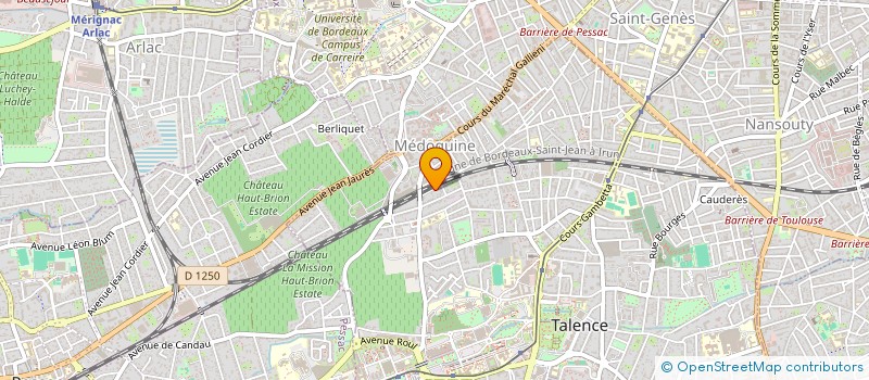 localisation de l'entreprise SASU BATI-BTP  TALENCE