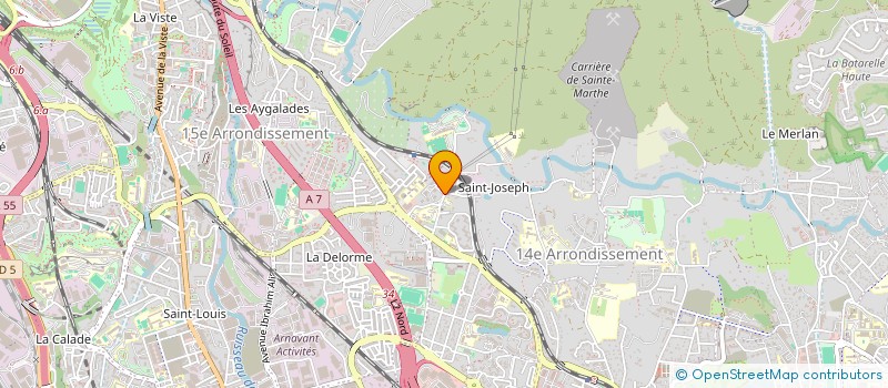 localisation de l'entreprise SASU BATI PROVENCE à MARSEILLE