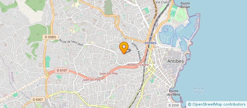 localisation de l'entreprise SASU BATIMENT 2020 à ANTIBES