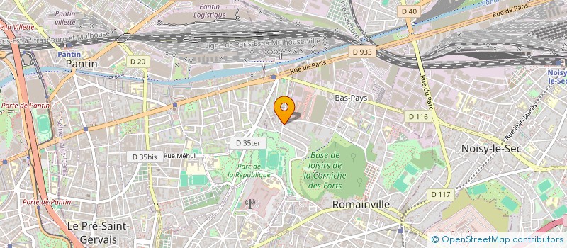 localisation de l'entreprise SASU BELLAICHE MYLENE à ROMAINVILLE