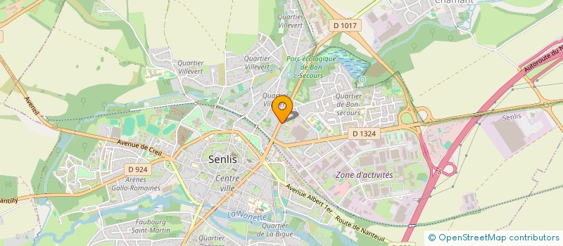 localisation de l'entreprise SASU BELLE ' IN  SENLIS