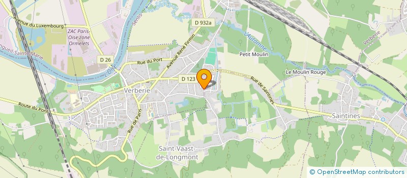 localisation de l'entreprise SASU BENNAI TRANSPORTS  VERBERIE