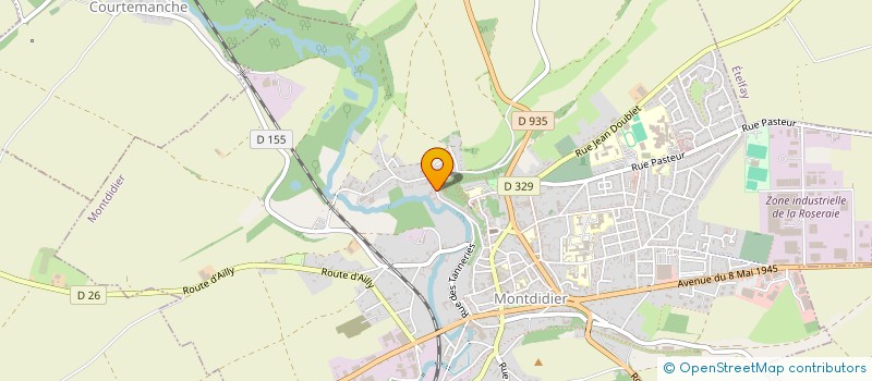 localisation de l'entreprise SASU BEUGNET JEAN - MICHEL  MONTDIDIER