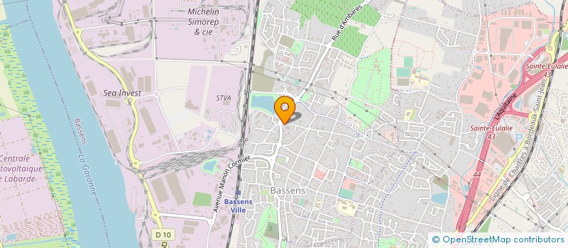 localisation de l'entreprise SASU BH AUTO  BASSENS