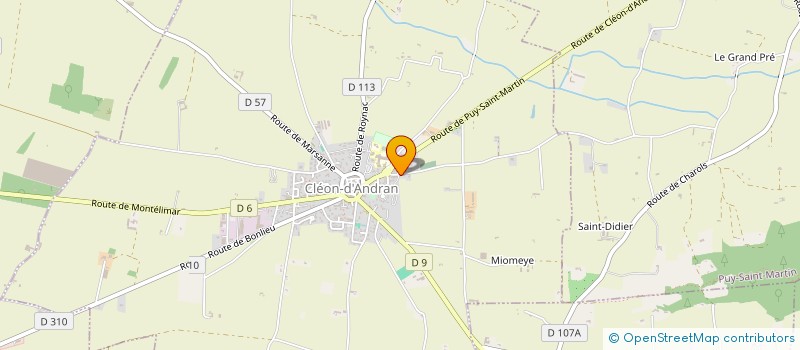 localisation de l'entreprise SASU BIEN-ETRE & CAPITAL HUMAIN  CLEON-D'ANDRAN