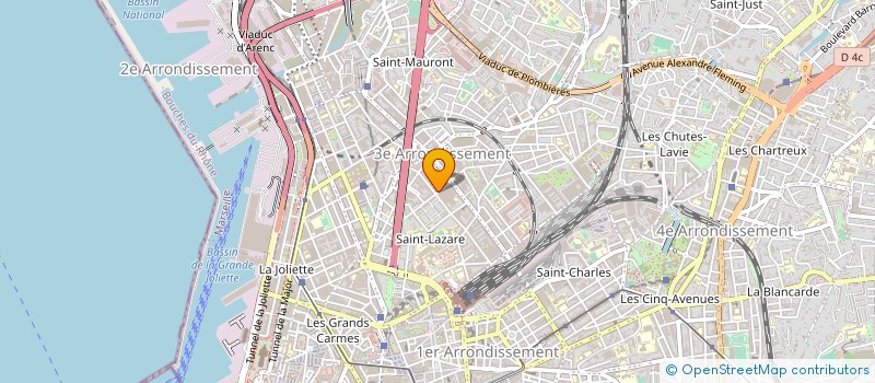 localisation de l'entreprise SASU BKF PROVENCE MULTISERVICES à MARSEILLE