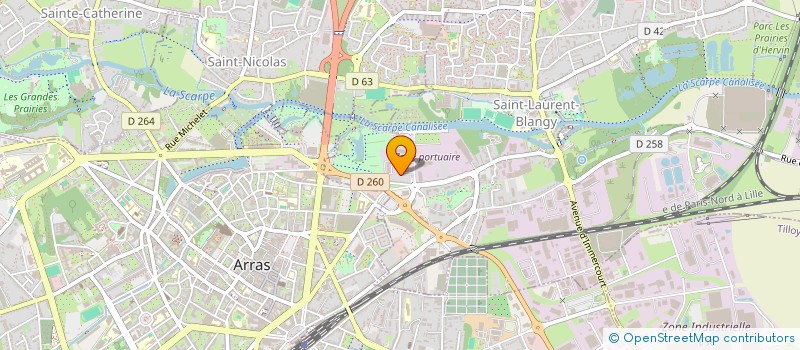 localisation de l'entreprise SASU BLAIRVILLE  SAINT-LAURENT-BLANGY