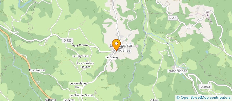 localisation de l'entreprise SASU BORIE  LADIGNAC-SUR-RONDELLES