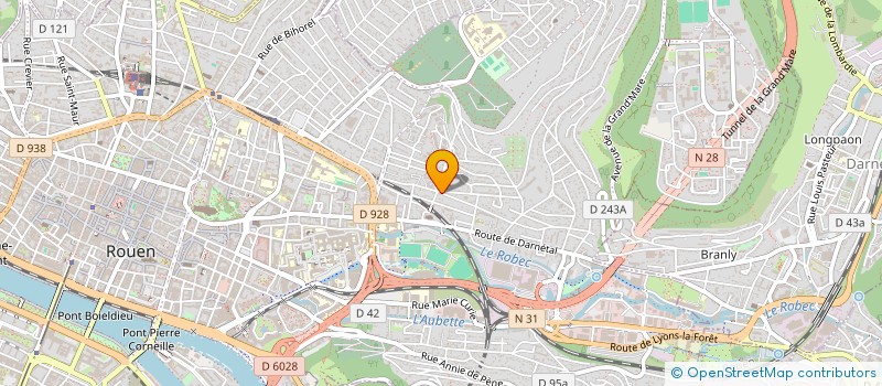 localisation de l'entreprise SASU BOUCHERIE DESCROIZILLES à ROUEN