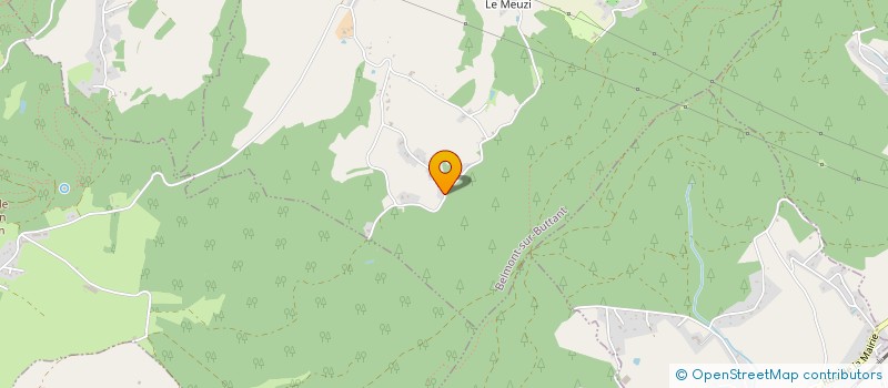 localisation de l'entreprise SASU BOUCHERIE DIDELOT  BELMONT-SUR-BUTTANT