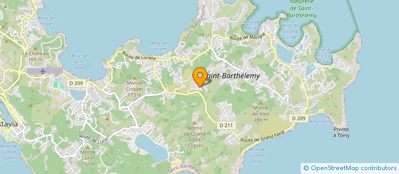 localisation de l'entreprise SASU BOUCHON à SAINT BARTHELEMY