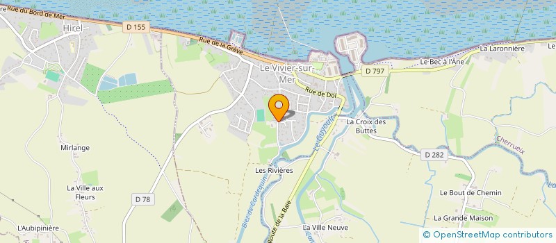 localisation de l'entreprise SASU BOULAIRE  LE VIVIER-SUR-MER