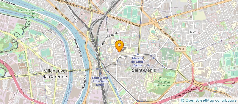 localisation de l'entreprise SASU BOULANGERIE KARMOUS  SAINT-DENIS