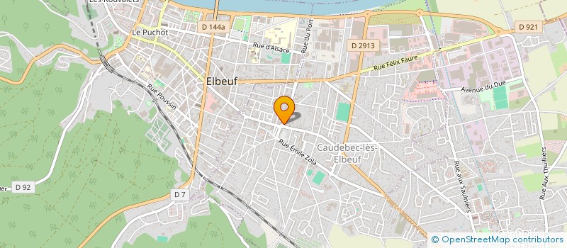 localisation de l'entreprise SASU BOULENGER  CAUDEBEC-LES-ELBEUF