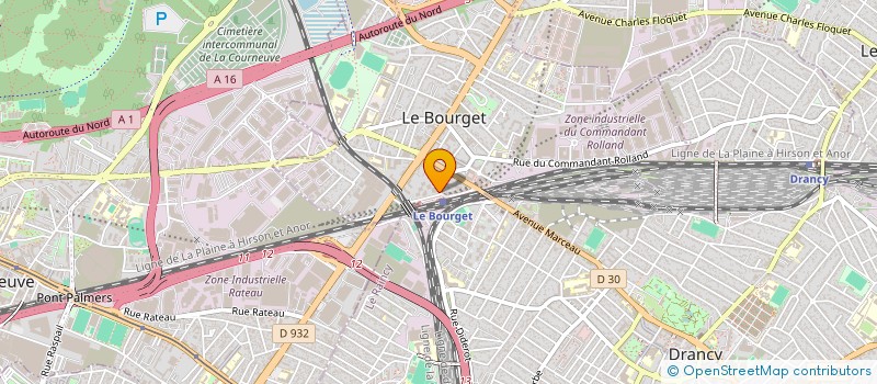 localisation de l'entreprise SASU BOUZIANE  BUSSY-SAINT-GEORGES