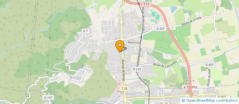 localisation de l'entreprise SASU BRADAZCHIA ET FILS à BORGO