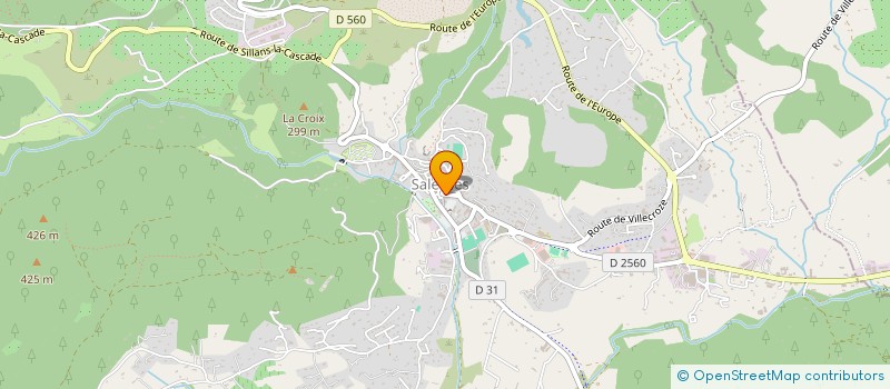 localisation de l'entreprise SASU BRASSERIE LE COURS  SALERNES