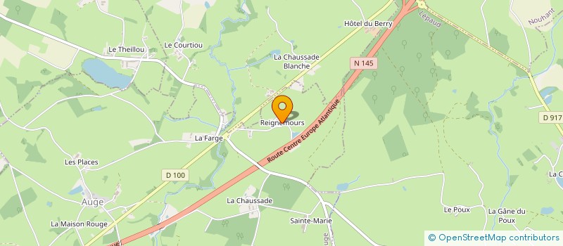 localisation de l'entreprise SASU BRUGERE à AUGE