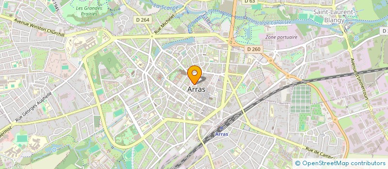 localisation de l'entreprise SASU BRULE à ARRAS