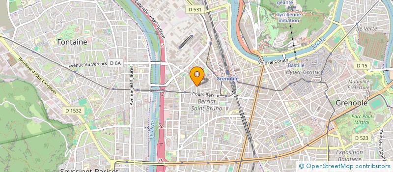 localisation de l'entreprise SASU BT-SOLUTIONS-38  GRENOBLE