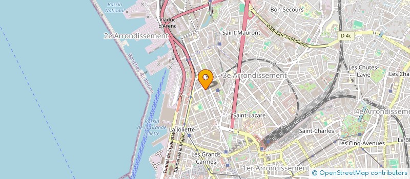 localisation de l'entreprise SASU BTP-2 BARROS à MARSEILLE